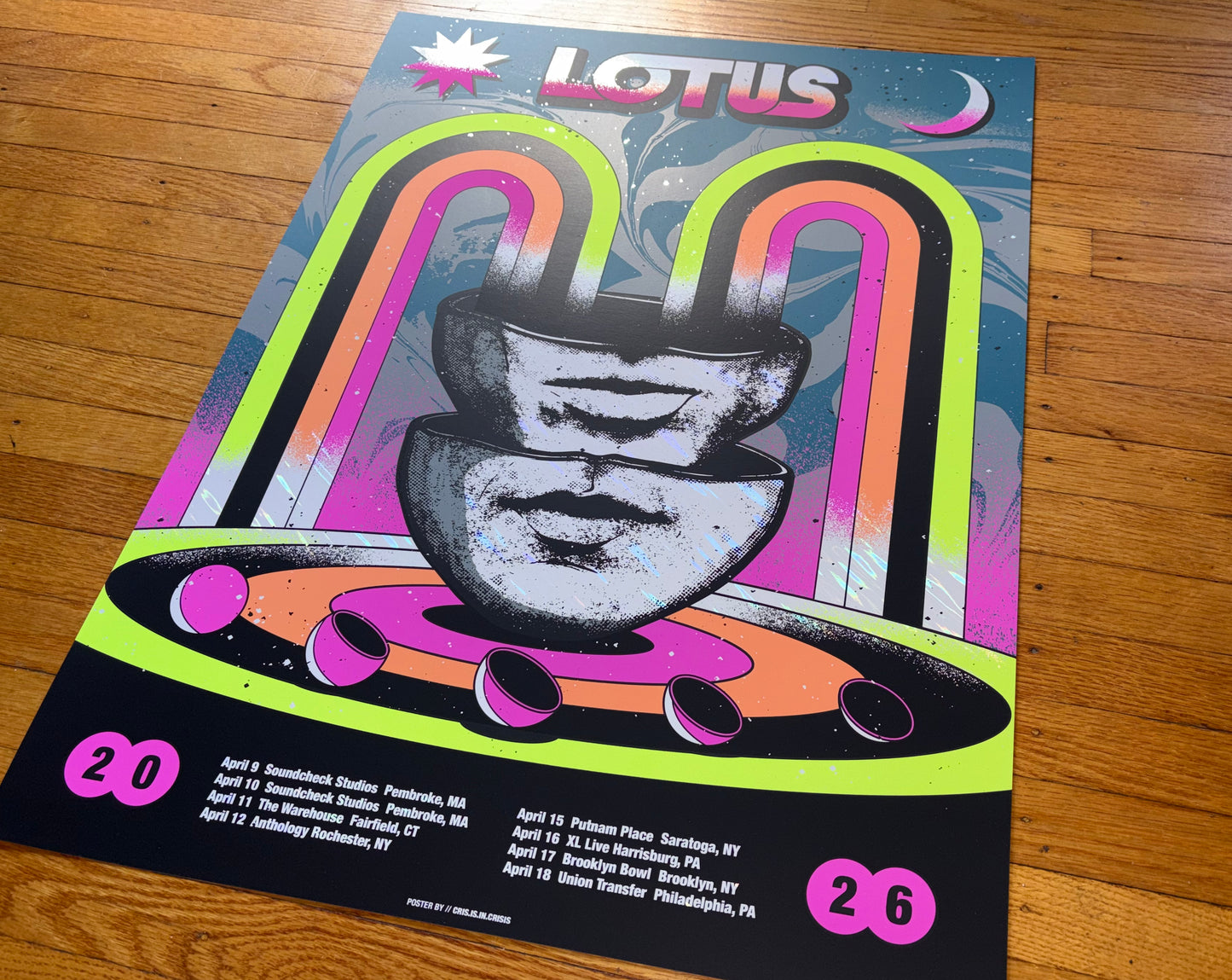 April 2026 Poster WHITE FOIL