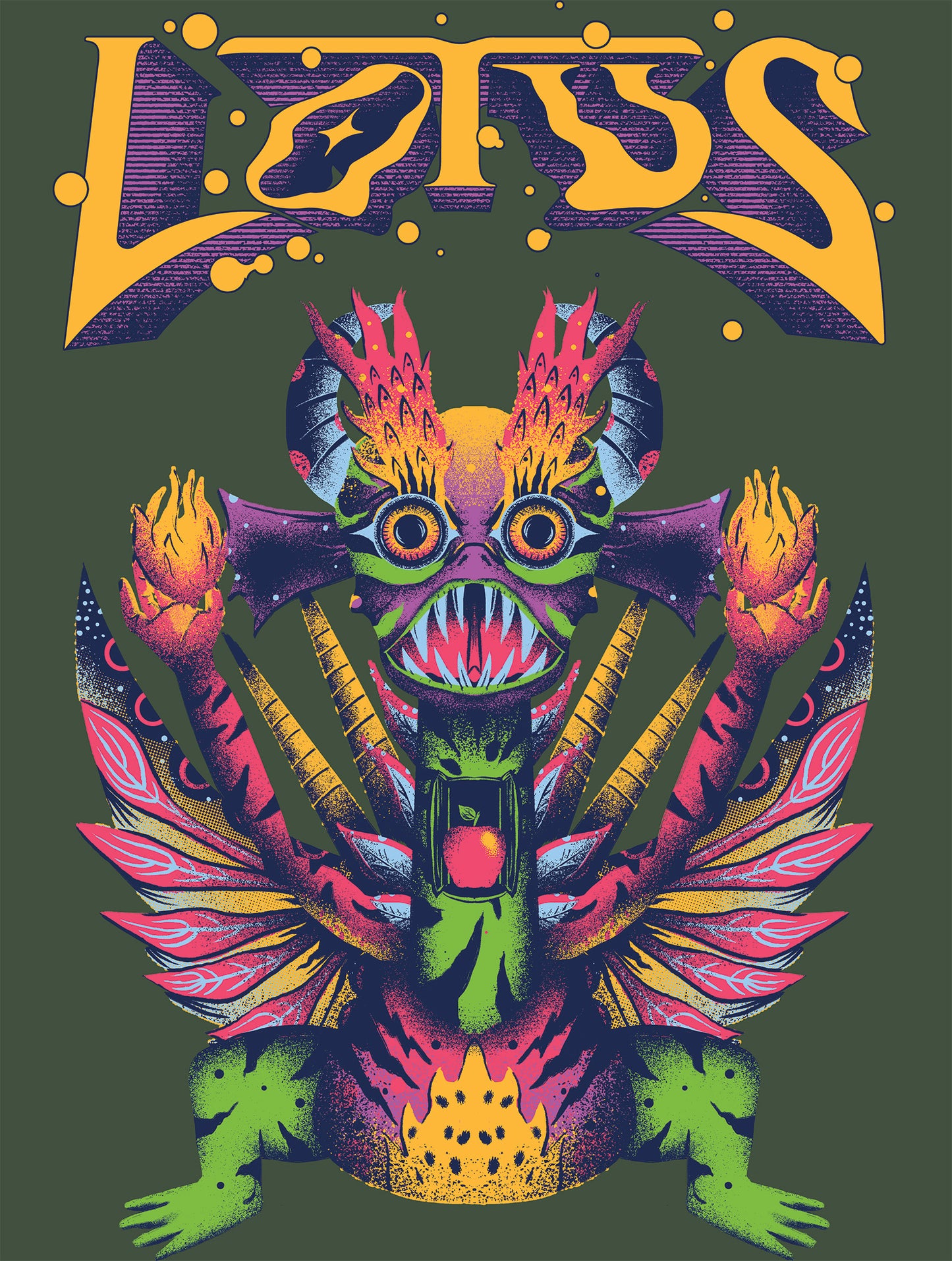 Alebrije Shirt FOREST GREEN