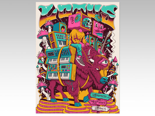 Bison Poster January Colorado STANDARD