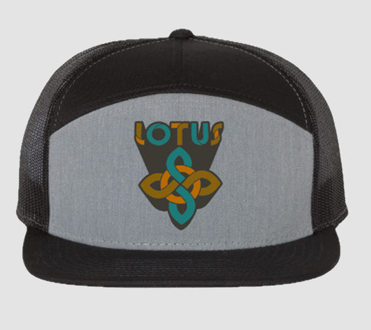 Hat 7-Panel Trucker BLACK/GREY