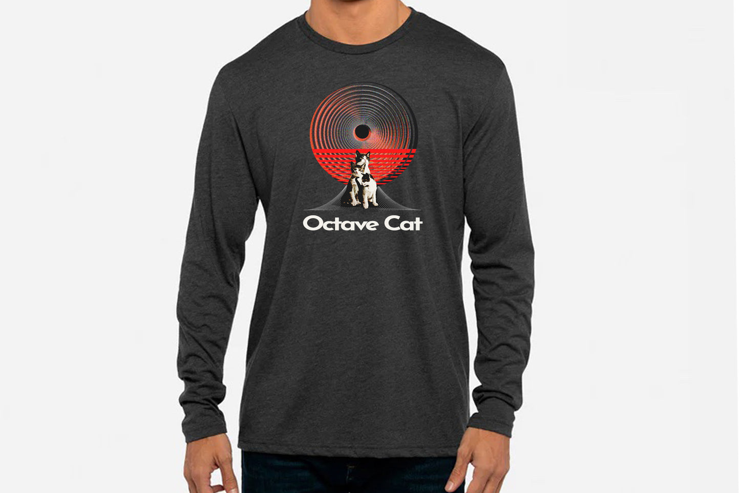 Octave Cat Trio Long-Sleeve BLACK