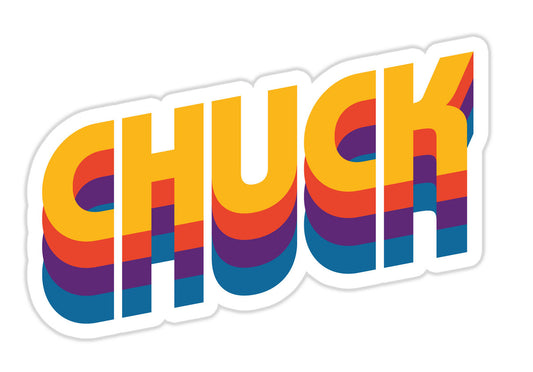 Chuck stickers (2-pack)