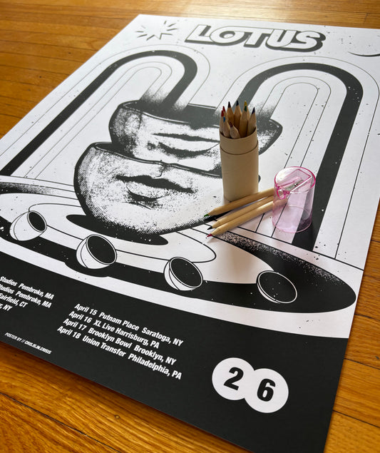 April 2026 Poster COLORING BOOK